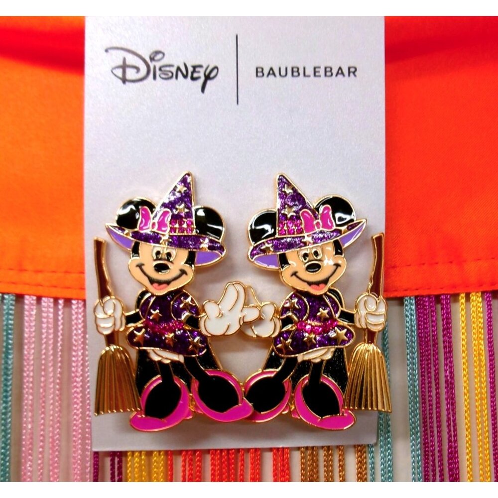 Disney X Baublebar Minnie Mouse Halloween Witch Earrings